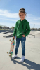 Худи Кенгуру детское зелёное Smallbearskate (1)