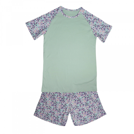 пижама детская цветочная ментол2_result