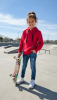 Худи Кенгуру детское фуксия Smallbearskate (3)