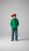 Худи Кенгуру детское зелёное smallboybear (2)