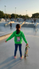 Худи Кенгуру детское зелёное Smallbearskate (9)