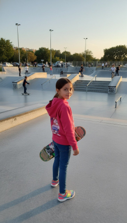 Худи Кенгуру детское фуксия Smallbearskate (4)
