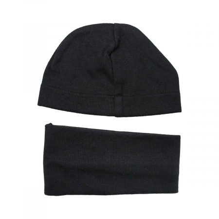 Шарф и шапка черного цвета (1)_result