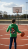 Худи Кенгуру детское зеленое BEARmybasketball (2)