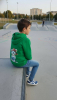 Худи Кенгуру детское зелёное Smallbearskate (5)